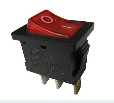 KCD1-101N 帶燈船形開關(guān) 翹板開關(guān) 圖片_高清大圖 